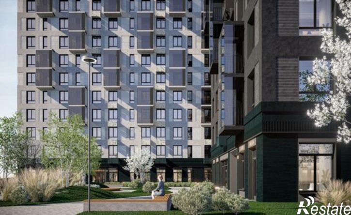 2-комн квартира в новом доме улица Борисенко, 100Ес1