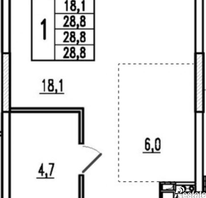 1-комн квартира в новом доме ул Маковского, 32А,  д. 32А