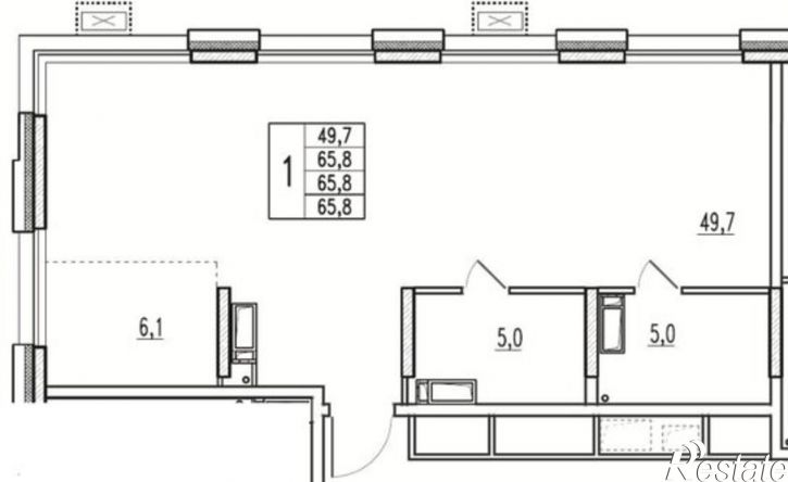 4-комн квартира в новом доме ул Маковского, 32А,  д. 32А