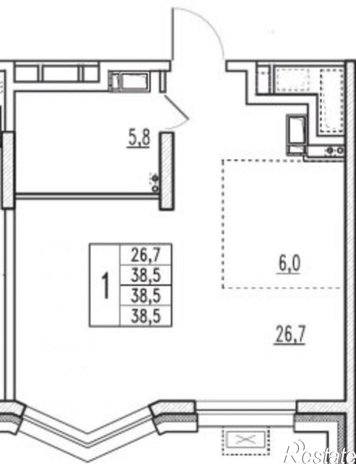 2-комн квартира в новом доме ул Маковского, 32А,  д. 32А