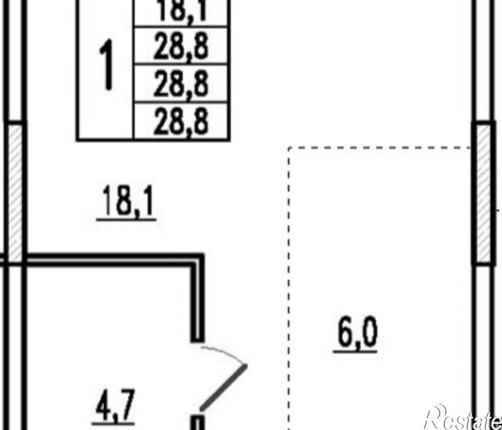 1-комн квартира в новом доме ул Маковского, 32А,  д. 32А