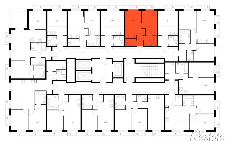 1-комн квартира в новом доме ЖК Снежный Парк, 3