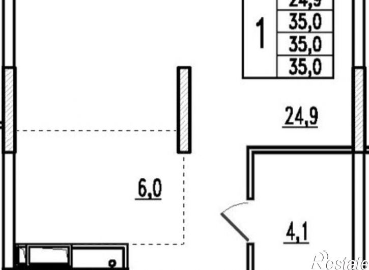2-комн квартира в новом доме ул Маковского, 32А,  д. 32А