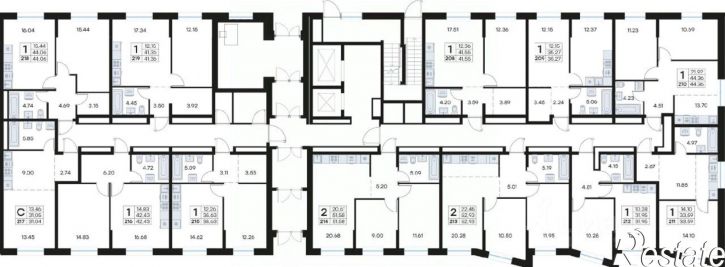 2-комн квартира в новом доме Катерная улица, 31