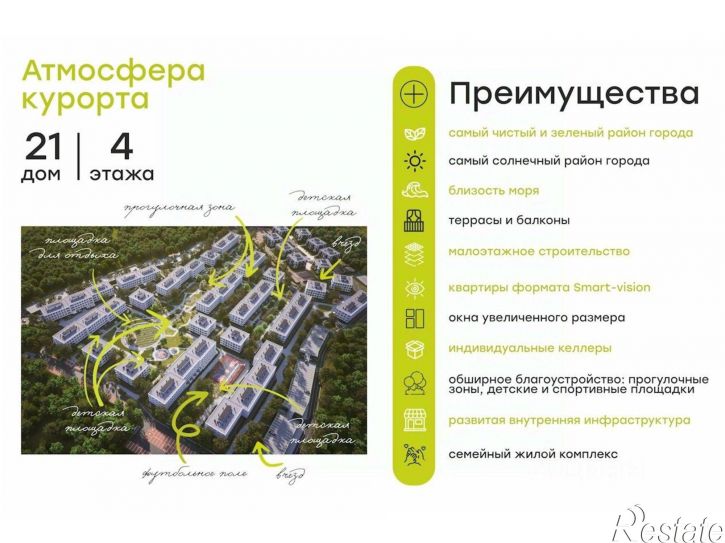 1-комн квартира в новом доме улица Грязелечебница