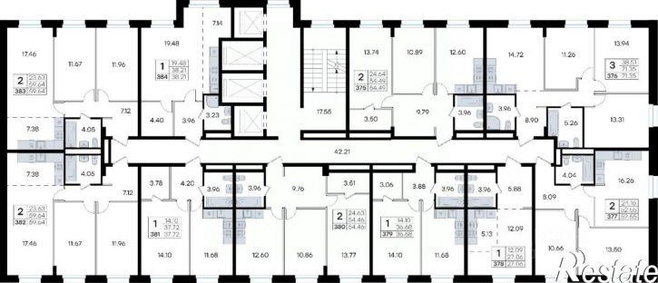 2-комн квартира в новом доме Владивосток, улица Тухачевского