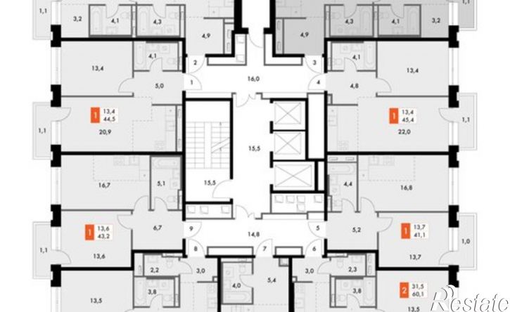 2-комн квартира в новом доме ул Крылова, 10/2,  д. 10/2