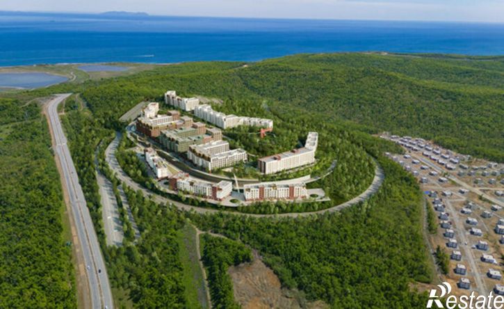1-комн квартира в новом доме Владивостокский городской округ, посёлок Русский, полуостров Сапёрный
