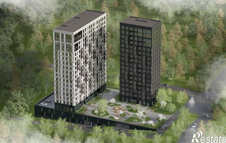 2-комн квартира в новом доме улица Борисенко