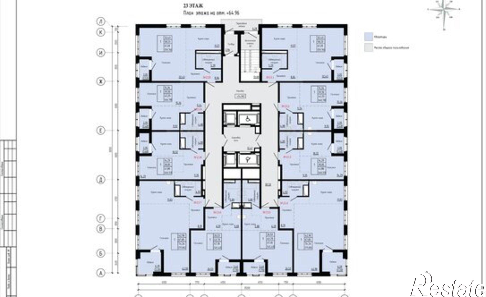 Купить квартиру за 12 575 800 рублей на ул Анны Щетининой, 20