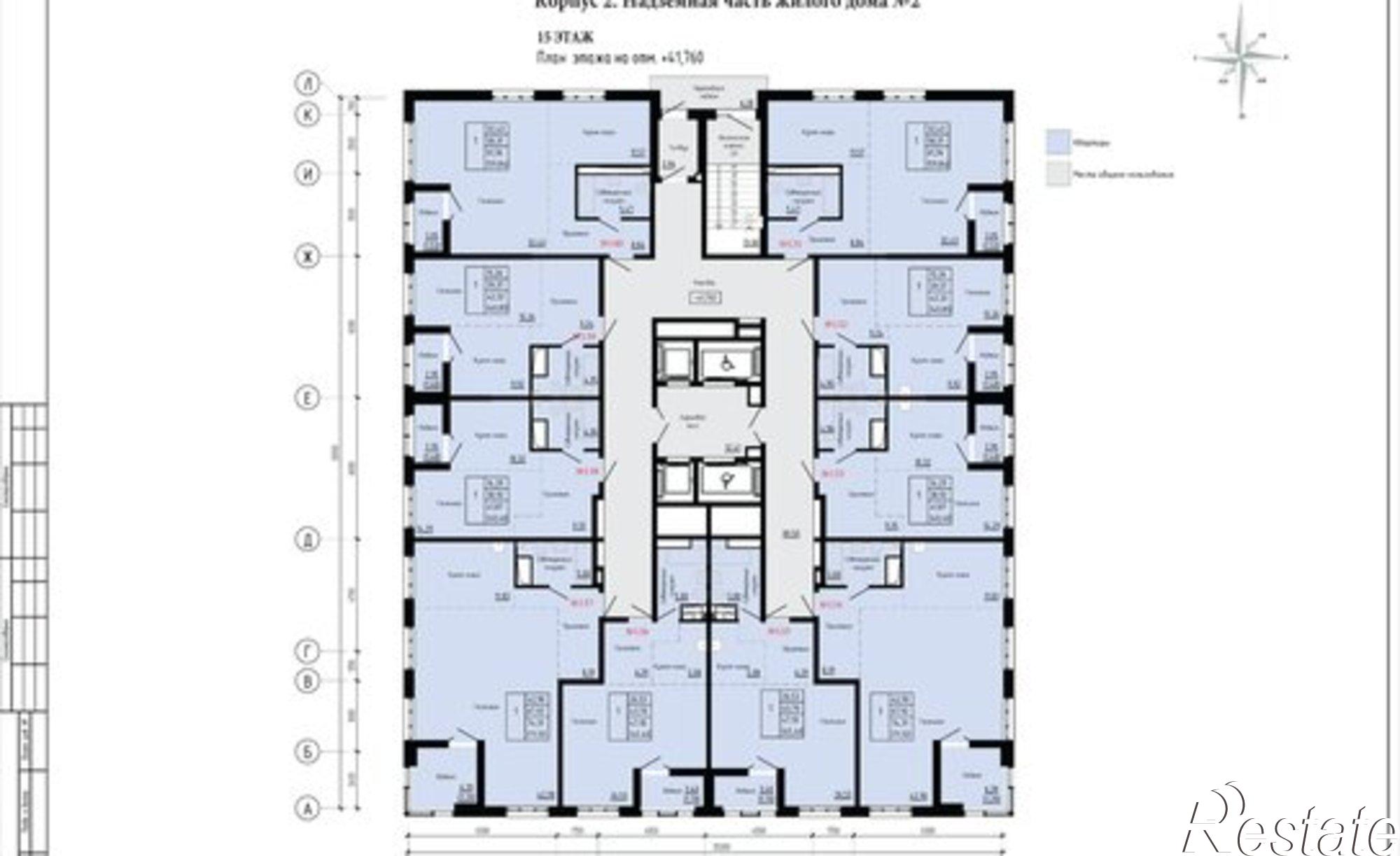 Купить квартиру за 12 943 800 рублей на ул Анны Щетининой, 20