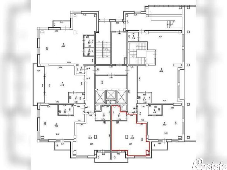1-комн квартира Невельского улица, д.5