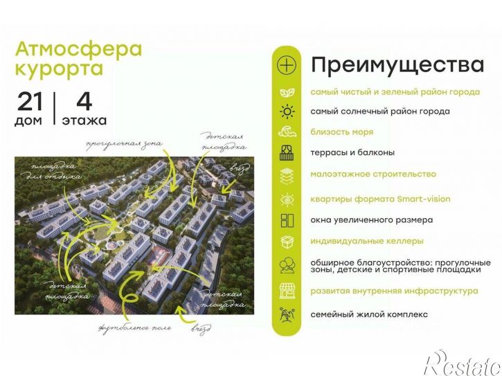 1-комн квартира в новом доме улица Грязелечебница