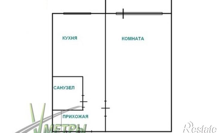 1-комн квартира ул Гризодубовой, 55,  д. 55