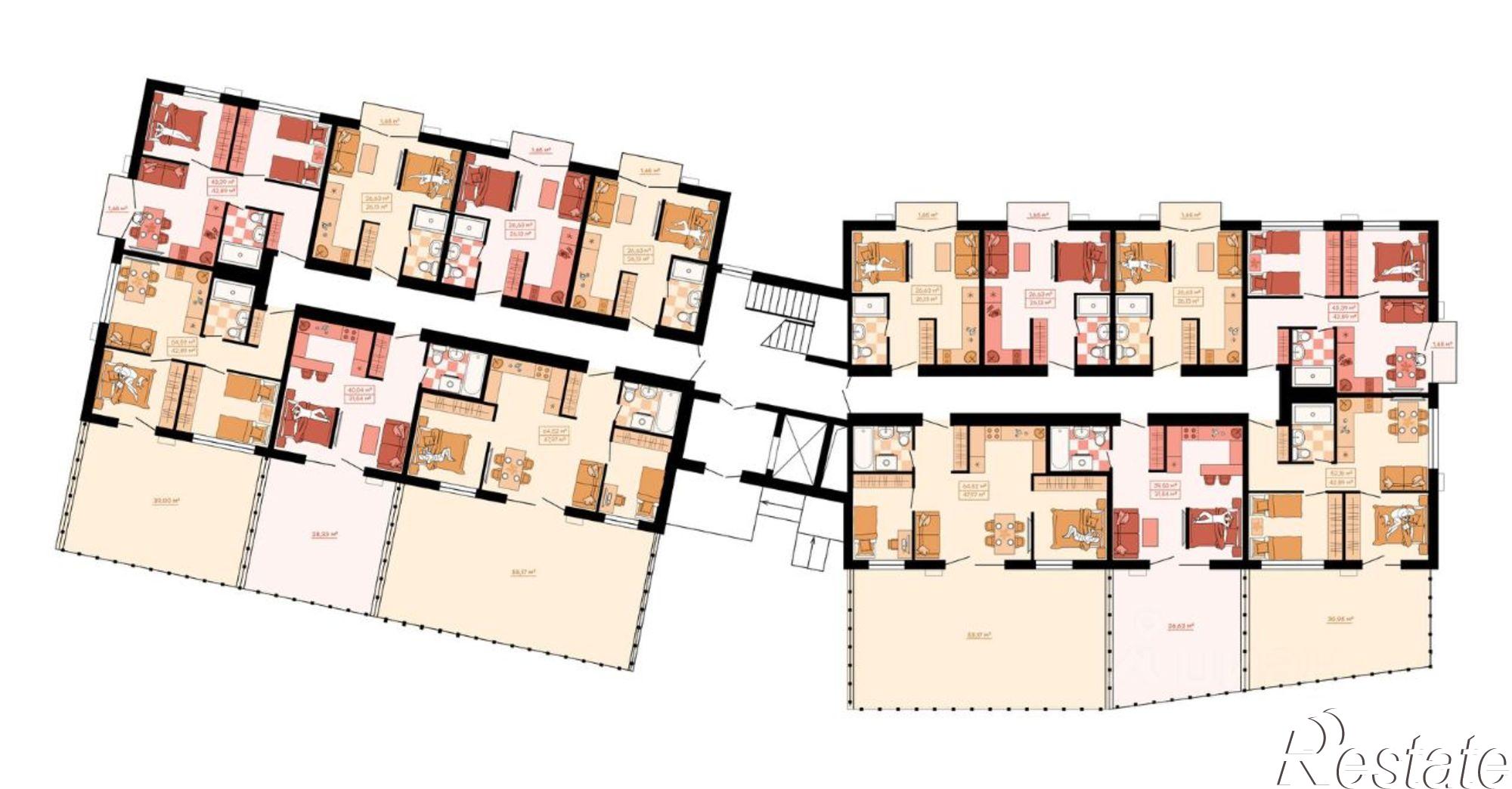 Купить квартиру за 8 219 130 рублей на ул Курчатова, 2А