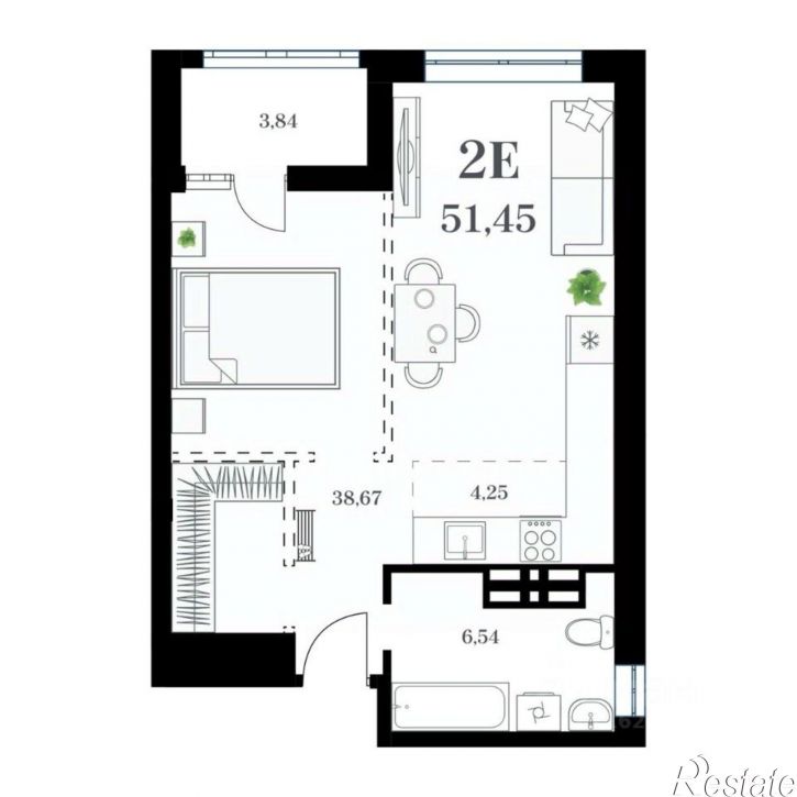 2-комн квартира в новом доме ул Керченская, 9а,  д. 9а