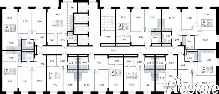 1-комн квартира в новом доме улица Тухачевского, 80 с3,  д. 80 с3