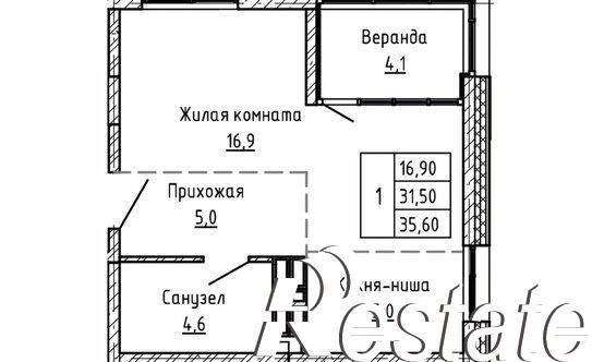 Купить квартиру за 7 654 000 рублей на Днепровская улица, 25 к5