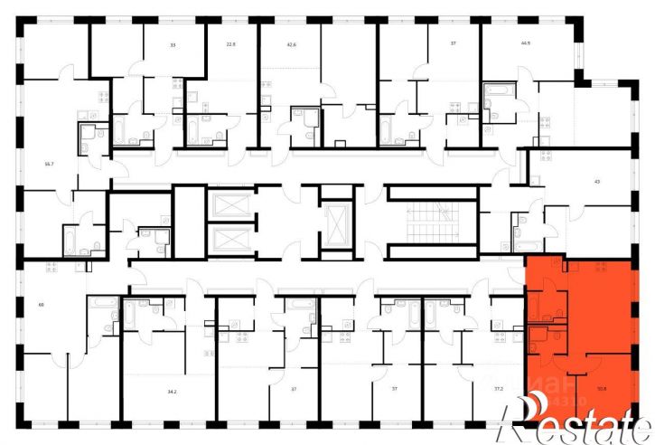 2-комн квартира в новом доме улица Полковника Фесюна, 6 к4,  д. 6 к4