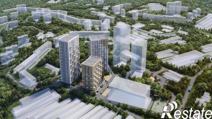 2-комн квартира в новом доме Днепровская улица, 19 с2,  д. 19 с2