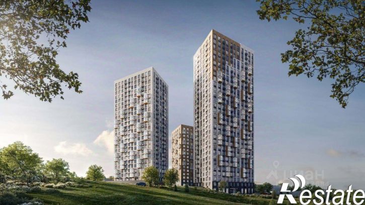 2-комн квартира в новом доме Днепровская улица, 19 с2,  д. 19 с2