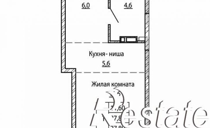 1-комн квартира в новом доме Днепровская улица, 25 к5,  д. 25 к5
