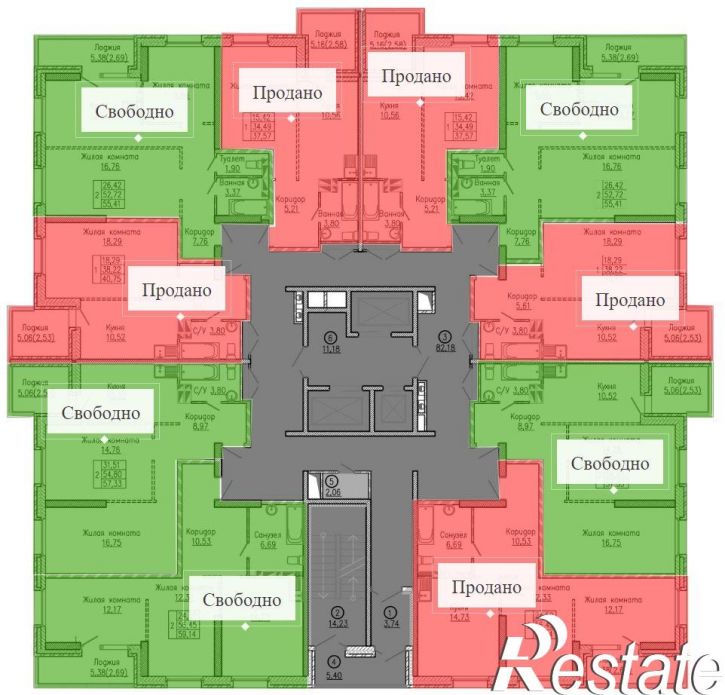 2-комн квартира в новом доме 2-я Строительная улица, 25,  д. 25