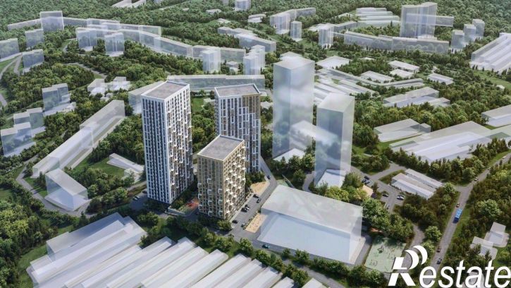 1-комн квартира в новом доме Днепровская улица, 19 с2,  д. 19 с2