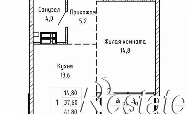 2-комн квартира в новом доме Днепровская улица, 25 к5,  д. 25 к5