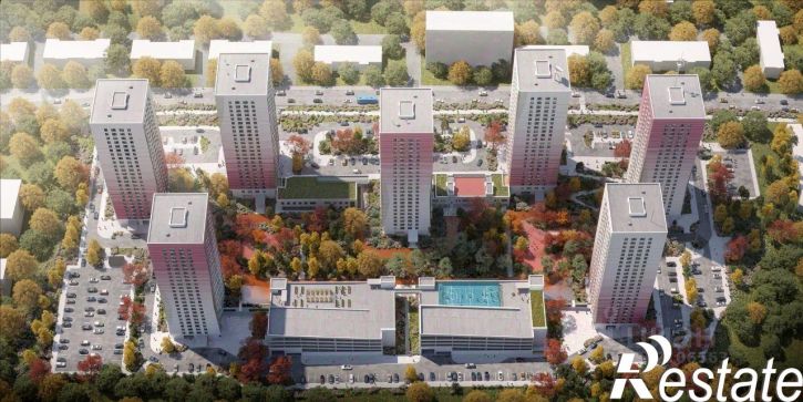 1-комн квартира в новом доме Иртышская улица, 19 к2,  д. 19 к2