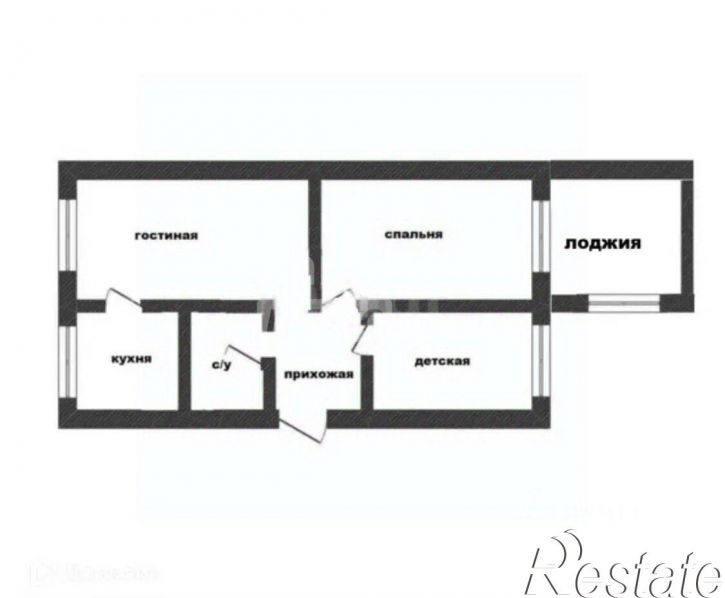 3-комн квартира улица Пацаева, 1,  д. 1