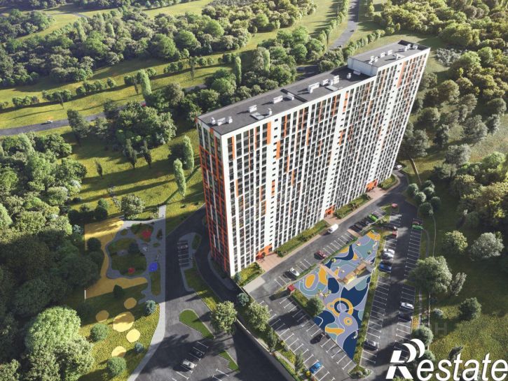 2-комн квартира в новом доме улица Зелёный бульвар, 17,  д. 17