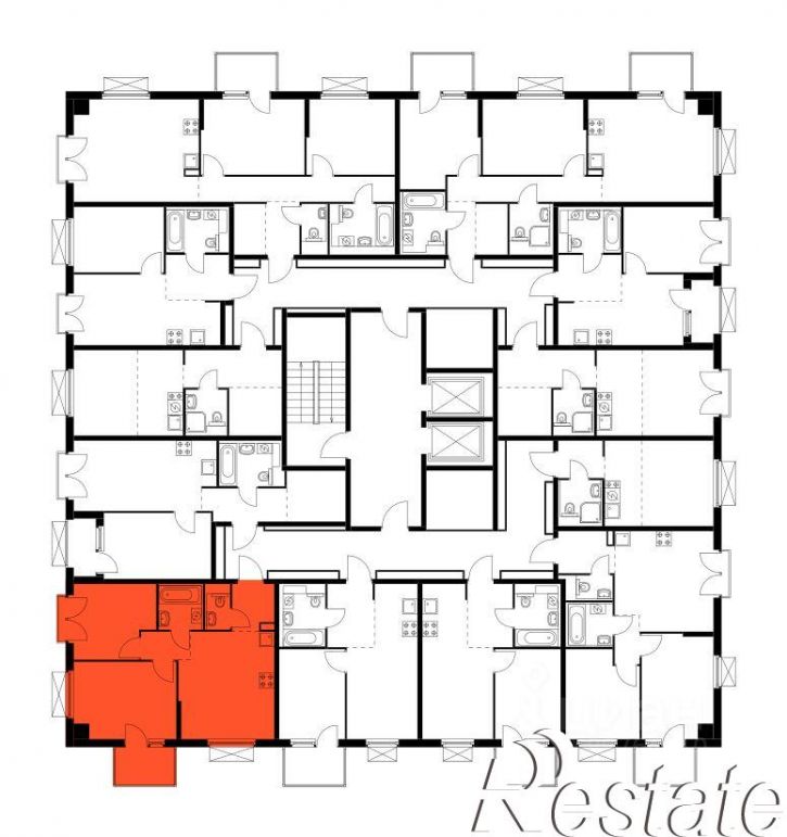 2-комн квартира в новом доме улица Басаргина, 2 к4,  д. 2 к4