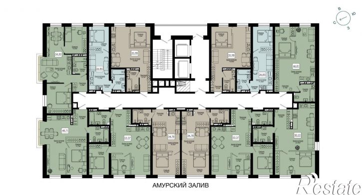 1-комн квартира в новом доме Верхняя улица, 20 с2,  д. 20 с2