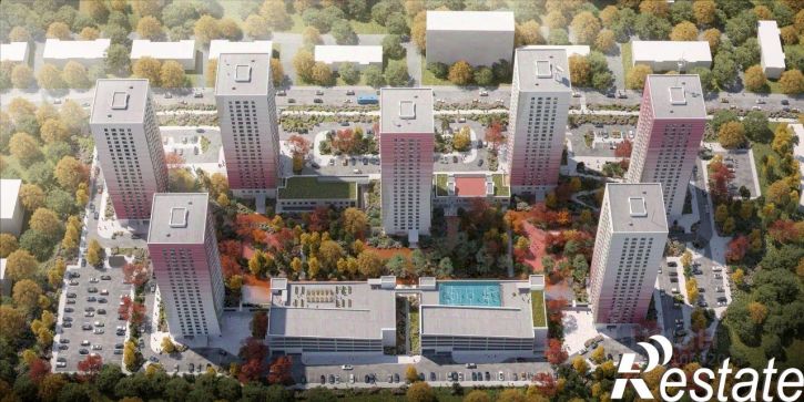 2-комн квартира в новом доме Иртышская улица, 19 с7,  д. 19 с7