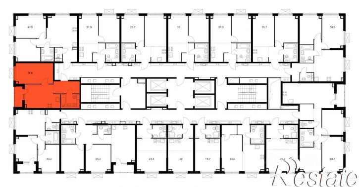 1-комн квартира в новом доме улица Борисенко, 48/4,  д. 48/4