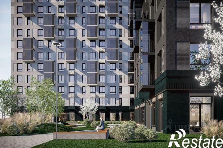 1-комн квартира в новом доме улица Борисенко, 100Е с2,  д. 100Е с2