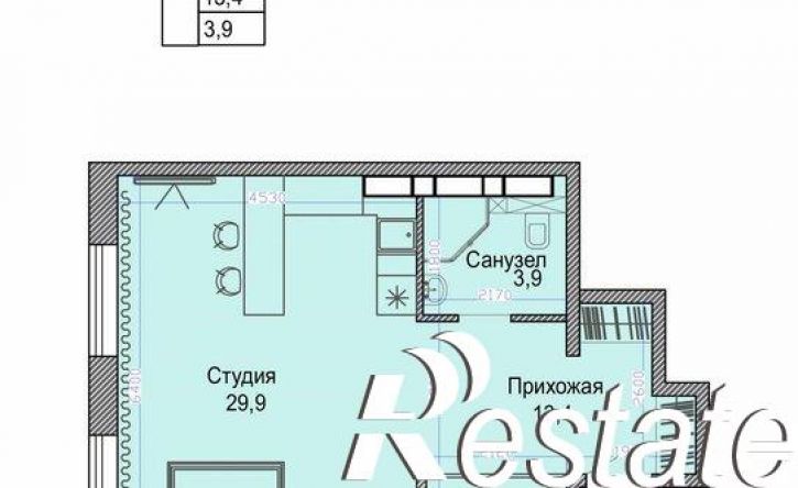 1-комн квартира улица Анны Щетининой, 10,  д. 10
