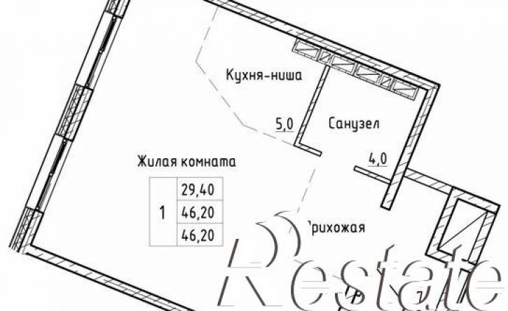 1-комн квартира улица Анны Щетининой, 10,  д. 10