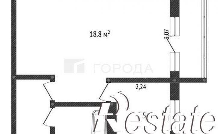 1-комн квартира Русская улица, 90,  д. 90
