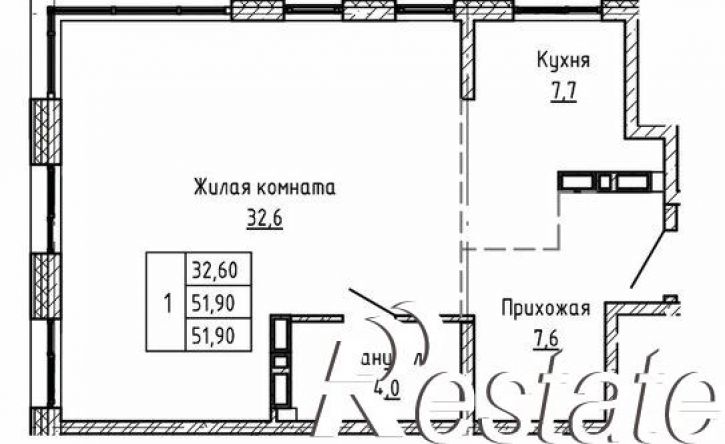 3-комн квартира в новом доме Днепровская улица, 25 к5,  д. 25 к5