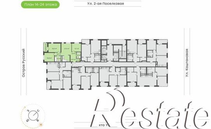 3-комн квартира в новом доме 3-я Поселковая улица, 16/4,  д. 16/4